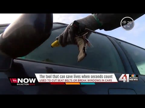 Car escape tool can save your life if you are trapped in a car